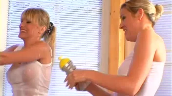 White Cotton Undershirt Wetlook Fun Screencap 7 on sinx.preview.netperv.com