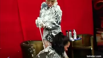 Massive, Sexy Foam Fight Screencap 18 on sinx.preview.netperv.com