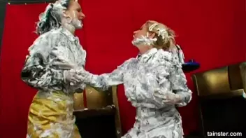 Massive, Sexy Foam Fight Screencap 23 on sinx.preview.netperv.com