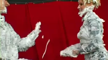 Massive, Sexy Foam Fight Screencap 29 on sinx.preview.netperv.com