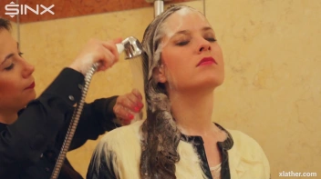 Sexy Babes Shower Together Fully Clothed Screencap 36 on sinx.preview.netperv.com