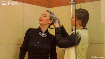 Sexy Babes Shower Together Fully Clothed Screencap 51 on sinx.preview.netperv.com