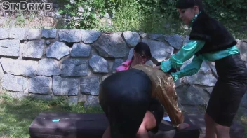 Piss In The Park!  Lesbos Fill Their Faces With Piss and Attack That Clit! Screencap 17 on sinx.preview.netperv.com