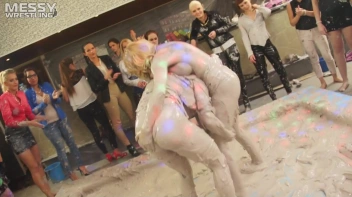 Messy Wrestling: Tattooed Beauty, Ripped Clothes & Lots Of Mud Covered Booby & Booty! Screencap 27 on sinx.preview.netperv.com