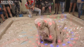 Messy Wrestling: Tattooed Beauty, Ripped Clothes & Lots Of Mud Covered Booby & Booty! Screencap 75 on sinx.preview.netperv.com