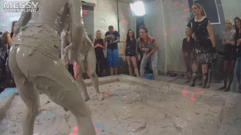Messy Wrestling: Tattooed Beauty, Ripped Clothes & Lots Of Mud Covered Booby & Booty! Screencap 77 on sinx.preview.netperv.com