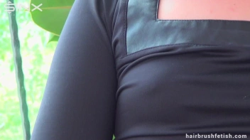 Sexy brunette gets her hair brushed to perfection Screencap 57 on sinx.preview.netperv.com