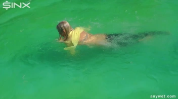 Sexy Blonde Swims And Splashes In Outdoor Pool Screencap 48 on sinx.preview.netperv.com