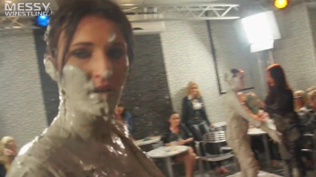 Muddy Wrestling: Roughin' Up The Ring In Leather! 2 Amateur Battles - Audience vs. Audience Screencap 19 on sinx.preview.netperv.com