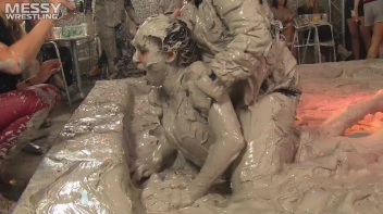 Muddy Wrestling: Roughin' Up The Ring In Leather! 2 Amateur Battles - Audience vs. Audience Screencap 45 on sinx.preview.netperv.com