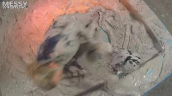 Muddy Wrestling: Roughin' Up The Ring In Leather! 2 Amateur Battles - Audience vs. Audience Screencap 47 on sinx.preview.netperv.com