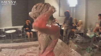 Muddy Wrestling: Roughin' Up The Ring In Leather! 2 Amateur Battles - Audience vs. Audience Screencap 62 on sinx.preview.netperv.com