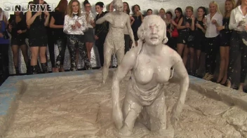 Muddy Wrestling: Jenna Lovely vs Lilith Virago & Gabriella vs. Sheila Screencap 57 on sinx.preview.netperv.com