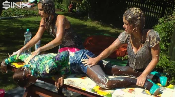 Wet And Messy Duo Splosh Their Friend Screencap 17 on sinx.preview.netperv.com