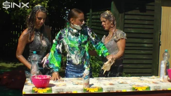 Wet And Messy Duo Splosh Their Friend Screencap 7 on sinx.preview.netperv.com