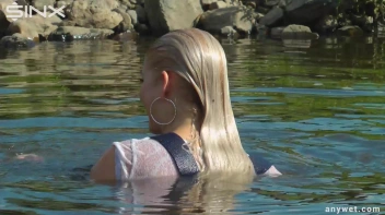 Seductive Blonde Smokes And Gets Drenched In Lake Screencap 49 on sinx.preview.netperv.com