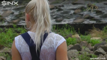 Seductive Blonde Smokes And Gets Drenched In Lake Screencap 28 on sinx.preview.netperv.com