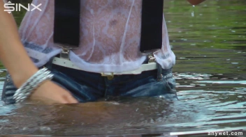 Seductive Blonde Smokes And Gets Drenched In Lake Screencap 31 on sinx.preview.netperv.com