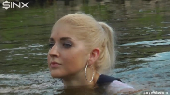 Seductive Blonde Smokes And Gets Drenched In Lake Screencap 37 on sinx.preview.netperv.com