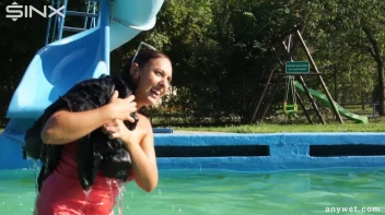 Waterpark Fun For Fully Clothed Brunette Babe Screencap 19 on sinx.preview.netperv.com