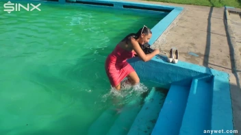 Waterpark Fun For Fully Clothed Brunette Babe Screencap 26 on sinx.preview.netperv.com