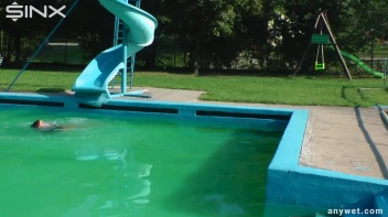 Waterpark Fun For Fully Clothed Brunette Babe Screencap 5 on sinx.preview.netperv.com