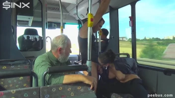 Sporty Stud Pisses Over Girl On The Bus Screencap 48 on sinx.preview.netperv.com