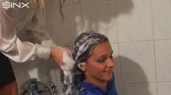 Housemates Enjoy Clothed Bath Shampoo Sessions Screencap 35 on sinx.preview.netperv.com