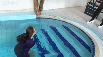 Clothed Bitchy Trio Get Wet In Pool Screencap 20 on sinx.preview.netperv.com
