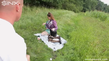 Girls Have Messy Outdoor Whipped Cream Adventure Screencap 51 on sinx.preview.netperv.com