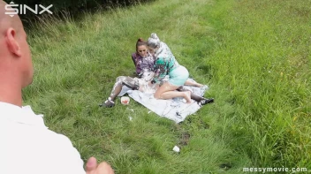 Girls Have Messy Outdoor Whipped Cream Adventure Screencap 57 on sinx.preview.netperv.com