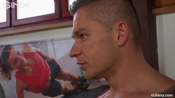 Blonde Gym Babe Dominates With Tickling Screencap 6 on sinx.preview.netperv.com