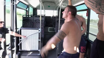 Blonde Twink Enjoys Gay Orgy On A Voyeuristic Bus Screencap 2 on sinx.preview.netperv.com