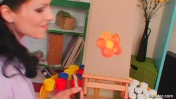 A Very Intense Finger Painting Session Screencap 11 on sinx.preview.netperv.com