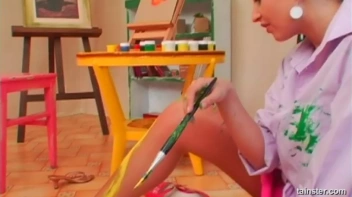 A Very Intense Finger Painting Session Screencap 33 on sinx.preview.netperv.com