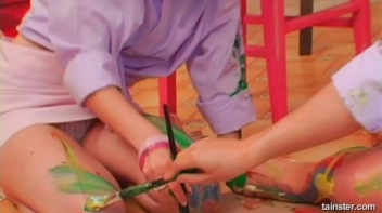 A Very Intense Finger Painting Session Screencap 37 on sinx.preview.netperv.com