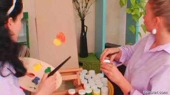 A Very Intense Finger Painting Session Screencap 4 on sinx.preview.netperv.com