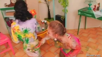 A Very Intense Finger Painting Session Screencap 70 on sinx.preview.netperv.com