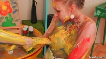 A Very Intense Finger Painting Session Screencap 79 on sinx.preview.netperv.com