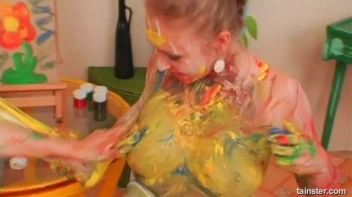 A Very Intense Finger Painting Session Screencap 80 on sinx.preview.netperv.com