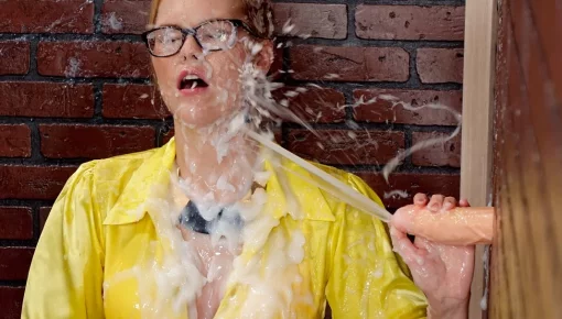 Top scene - A huge slime wave for Izzy Delphine