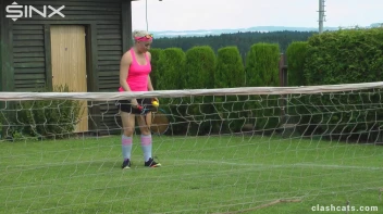 Tennis Girls Catfight and Get Soaking Wet - Cam 2 Screencap 12 on sinx.preview.netperv.com