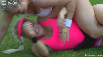 Tennis Girls Catfight and Get Soaking Wet - Cam 2 Screencap 26 on sinx.preview.netperv.com