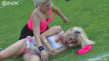 Tennis Girls Catfight and Get Soaking Wet - Cam 2 Screencap 29 on sinx.preview.netperv.com