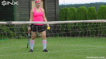 Tennis Girls Catfight and Get Soaking Wet - Cam 2 Screencap 3 on sinx.preview.netperv.com