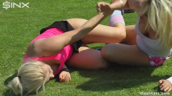 Tennis Girls Catfight and Get Soaking Wet - Cam 2 Screencap 35 on sinx.preview.netperv.com