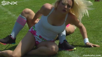 Tennis Girls Catfight and Get Soaking Wet - Cam 2 Screencap 37 on sinx.preview.netperv.com