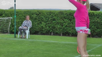 Tennis Girls Catfight and Get Soaking Wet - Cam 2 Screencap 4 on sinx.preview.netperv.com
