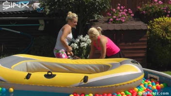 Tennis Girls Catfight and Get Soaking Wet - Cam 2 Screencap 49 on sinx.preview.netperv.com