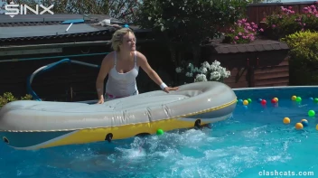 Tennis Girls Catfight and Get Soaking Wet - Cam 2 Screencap 54 on sinx.preview.netperv.com